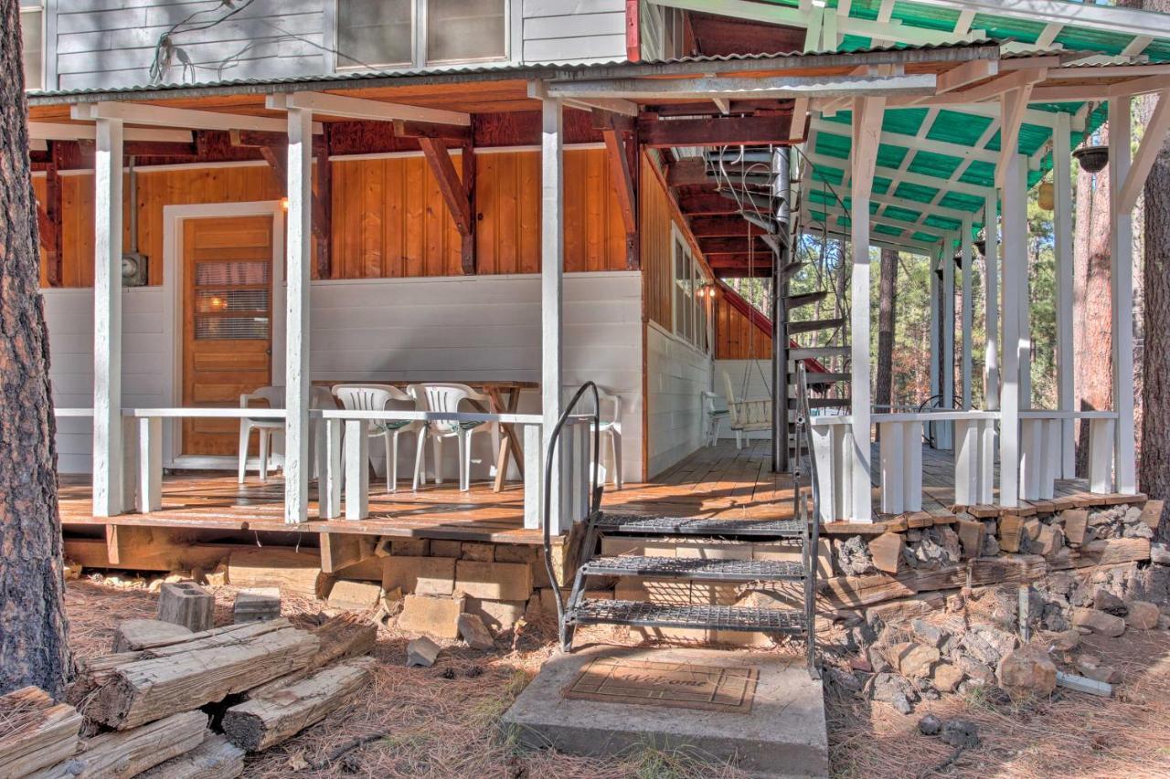 Ruidoso Cabin With Forest Views And Covered Porch Exterior foto